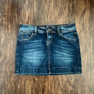 Vintage Jean Mini Skirt